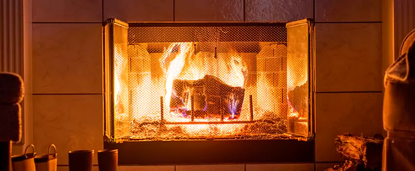 Mendota Hearth Landscape Fireplace Installation in Wekiwa Springs, Florida
