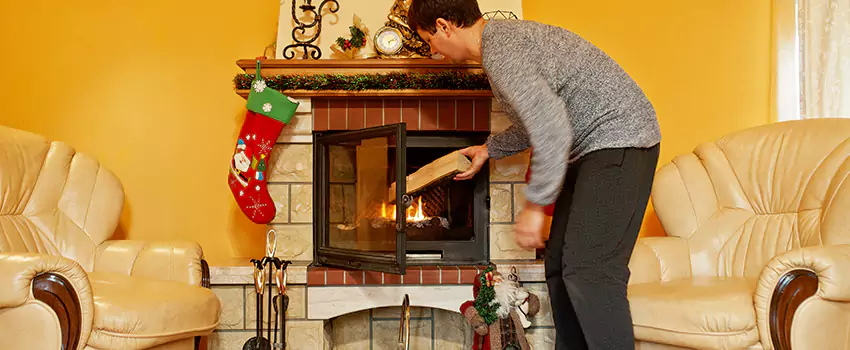 Rusted Metal Fireplace Restoration in Wekiwa Springs, Florida